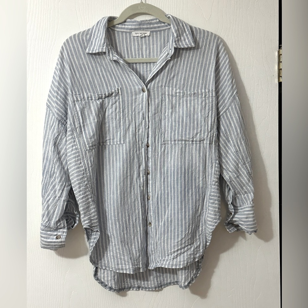Blu pepper size small blouse